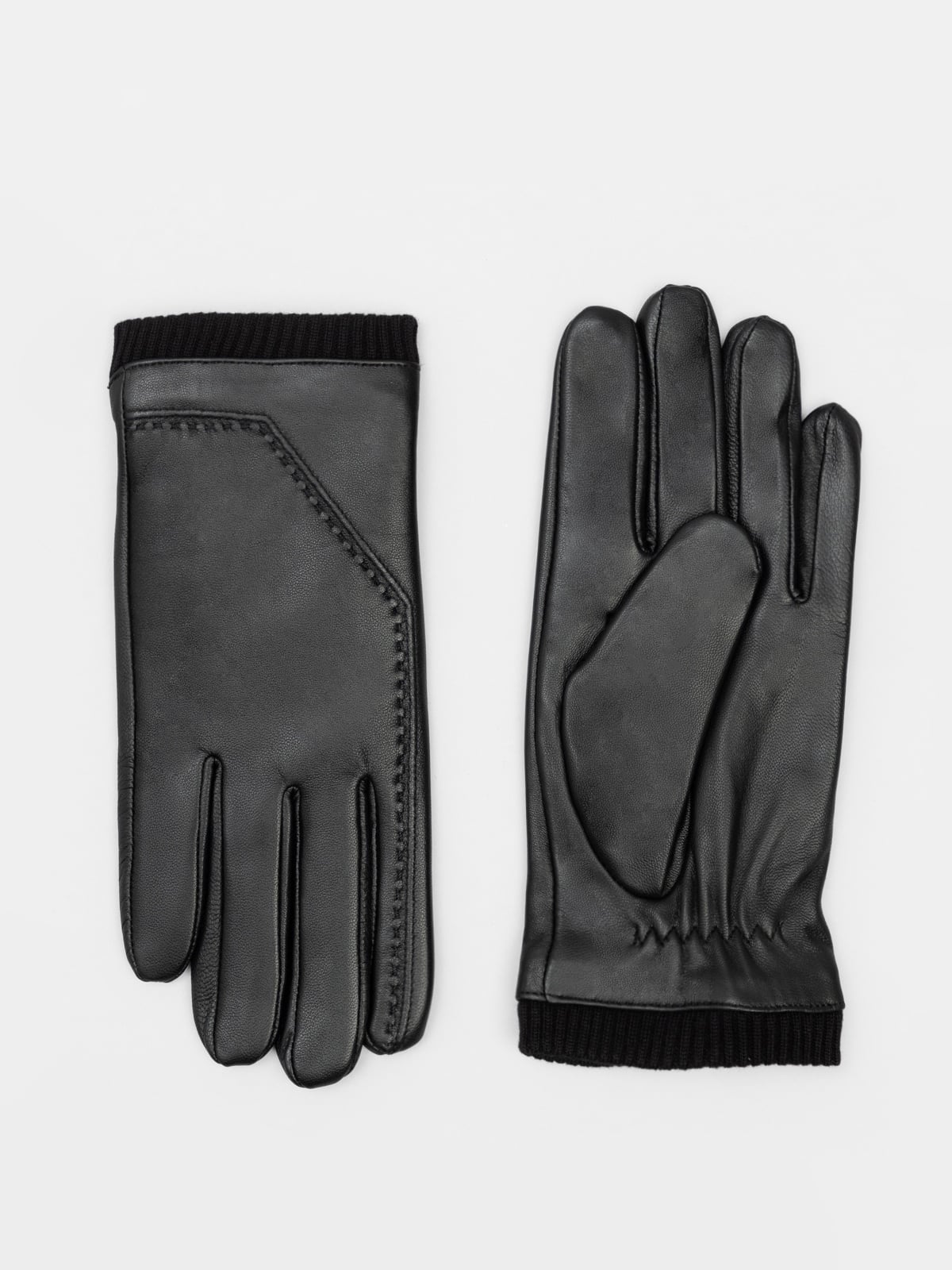 Men's leather gloves