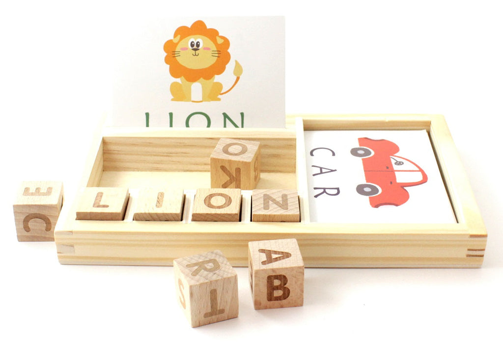Wooden Cardboard for Learning English Words